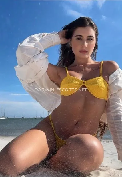 Darwin escorts Alejandra — 2