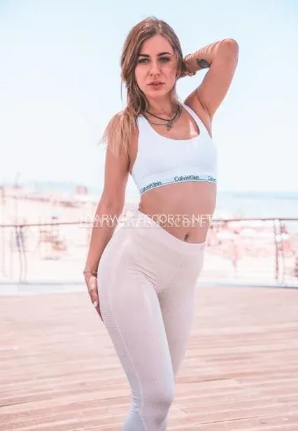 Darwin escorts Amber — 1