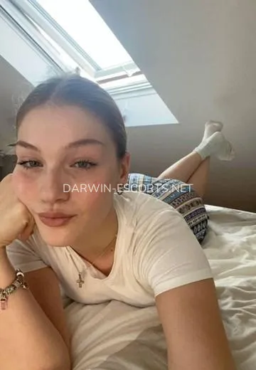 Darwin escorts Birgitta — 2