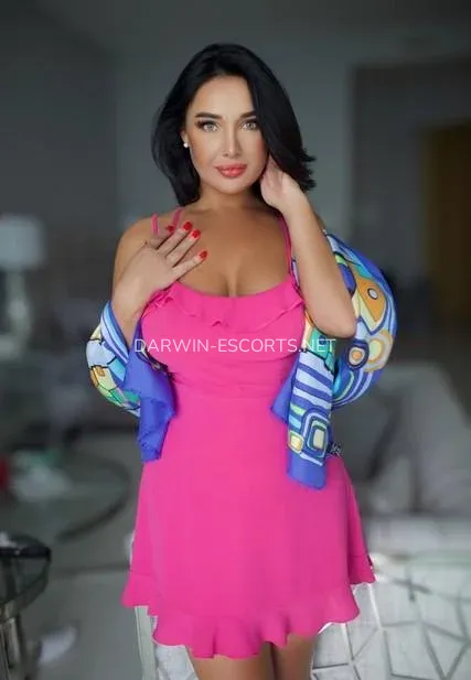 Darwin escorts Mya — 1