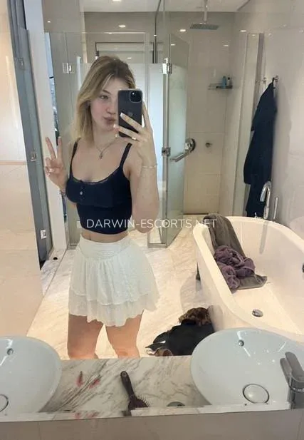Darwin escorts Birgitta — 1