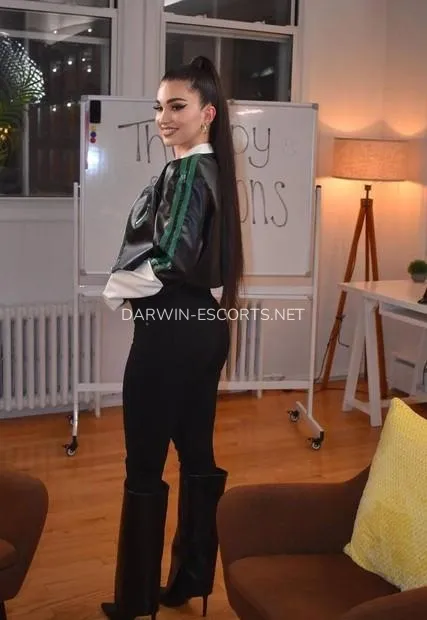 Darwin escorts Adela — 2