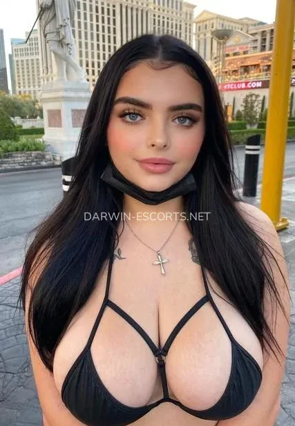 Darwin escorts Katie — 3