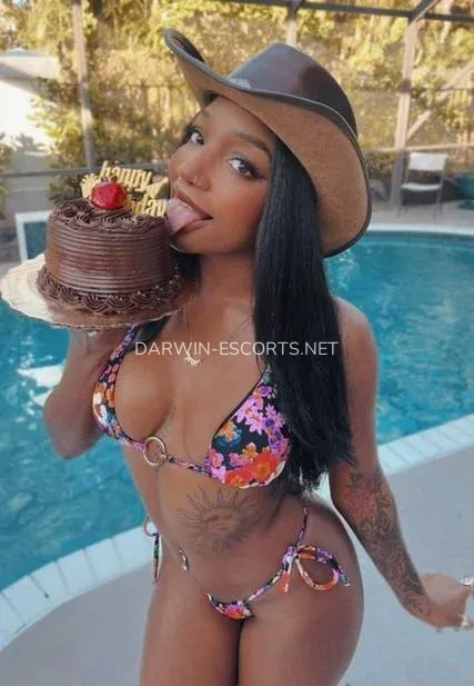 Darwin escorts Megan — 5