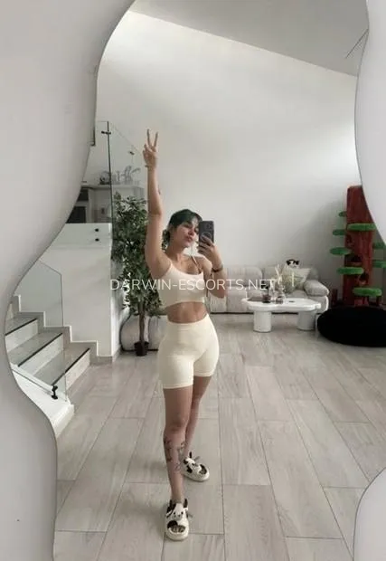 Darwin escorts Alyssa — 2