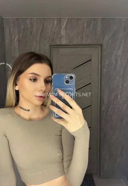Darwin escorts Gabriela — 1