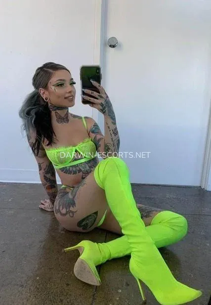 Darwin escorts Elvira — 7