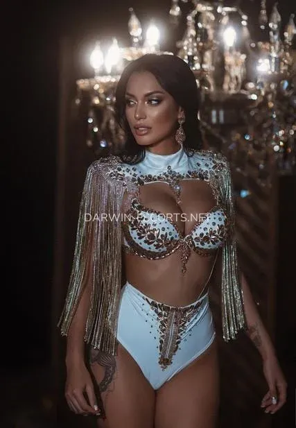 Darwin escorts Gabriella — 9