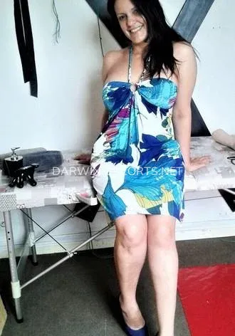 Darwin escorts Milagros — 3