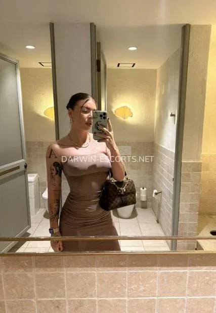 Darwin escorts Sara — 1