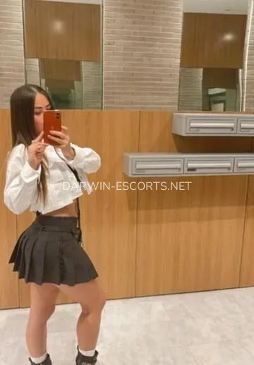 Darwin escorts Selena — 4