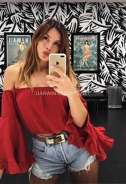 Darwin escorts Abby — 2