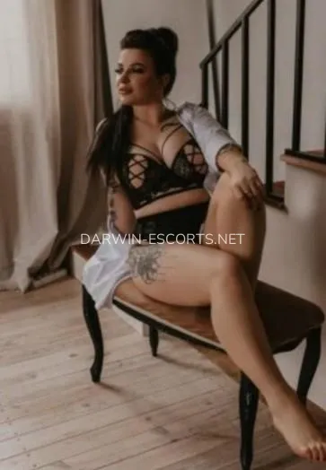 Darwin escorts Sandra — 2