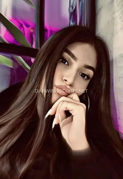 Darwin escorts Mia — 1