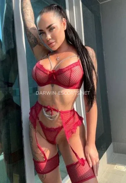 Darwin escorts Brianna — 3