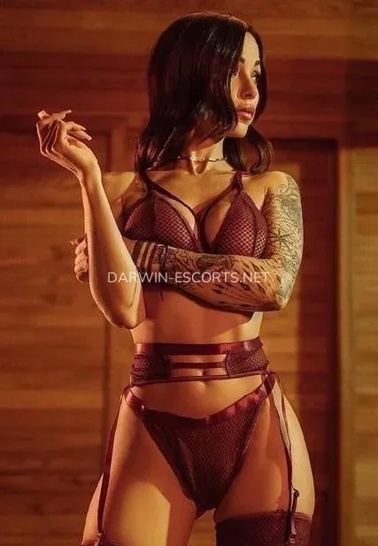 Darwin escorts Angela — 5